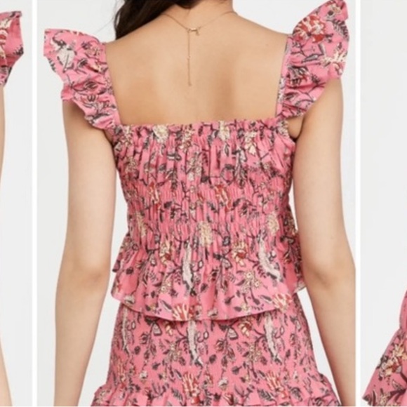 Shopbop Charina Sarte Victoria smocked top - Picture 2 of 6